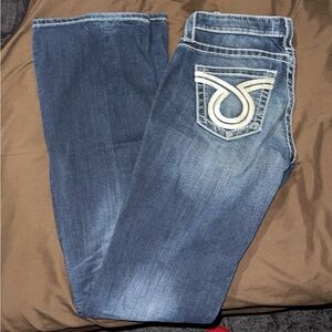 Big Star Jeans Blue Boot Cut Jeans for Women